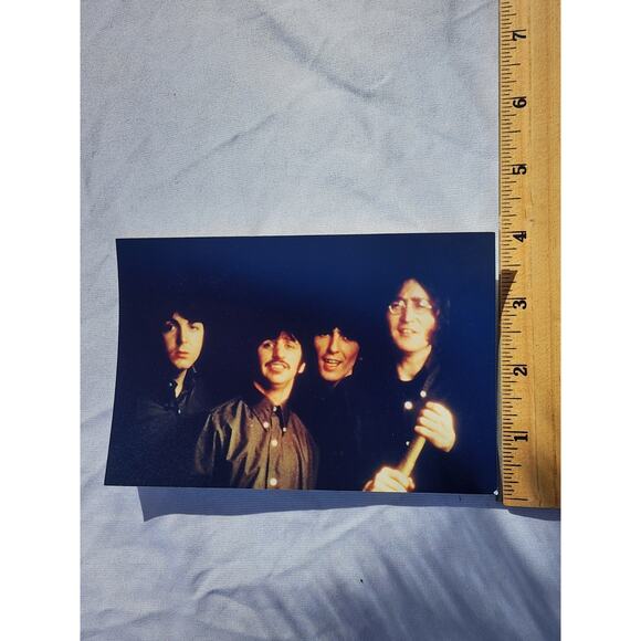 The Beatles 1966 Rare 6x4 Vintage Photo John Lennon Paul McCartney George Ringo - Picture 2 of 3